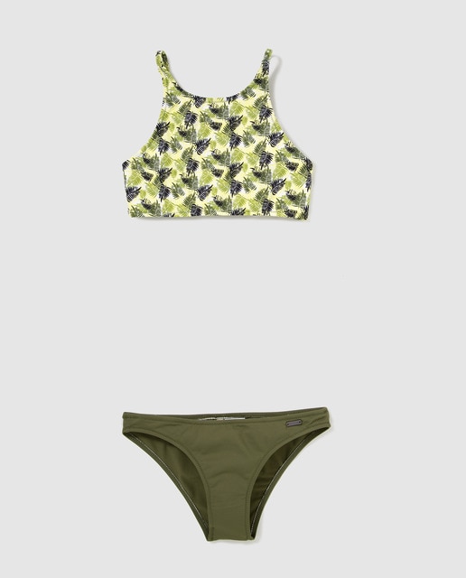 Neck Belle Bikini Fashion Corte Rebel amp;rebel El Belleamp; Halter · 3FJclKT1
