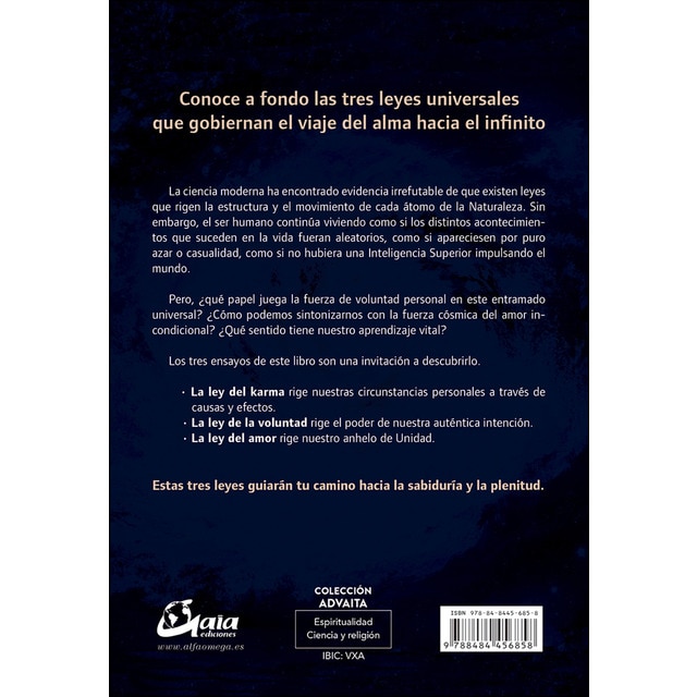Ley del karma, ley de la voluntad, ley del amor: Las tres leyes que rigen el universo.pdf