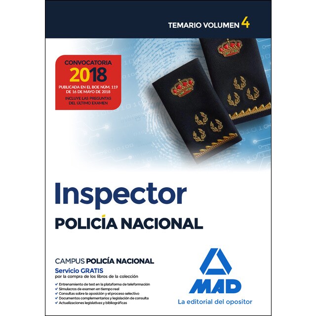 Inspector de policía nacional. Temario volumen 4.pdf