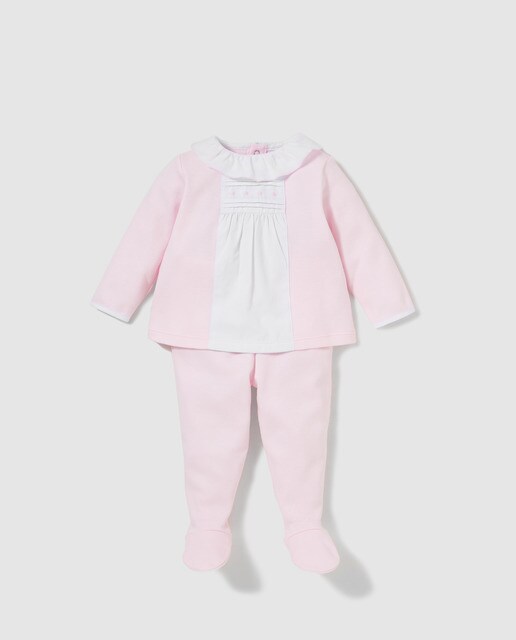 Conjunto de combinação de bebé Dulces rosa