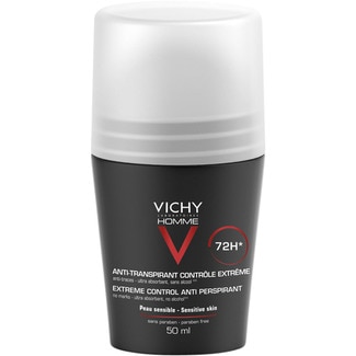 VICHY HOMME desodorante anti-transpirante control extremo 72h roll on 50 ml