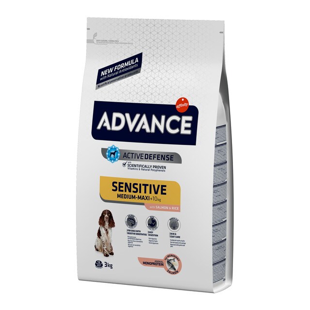 Pienso para perros medianos Advance Sensitive salmón y arroz