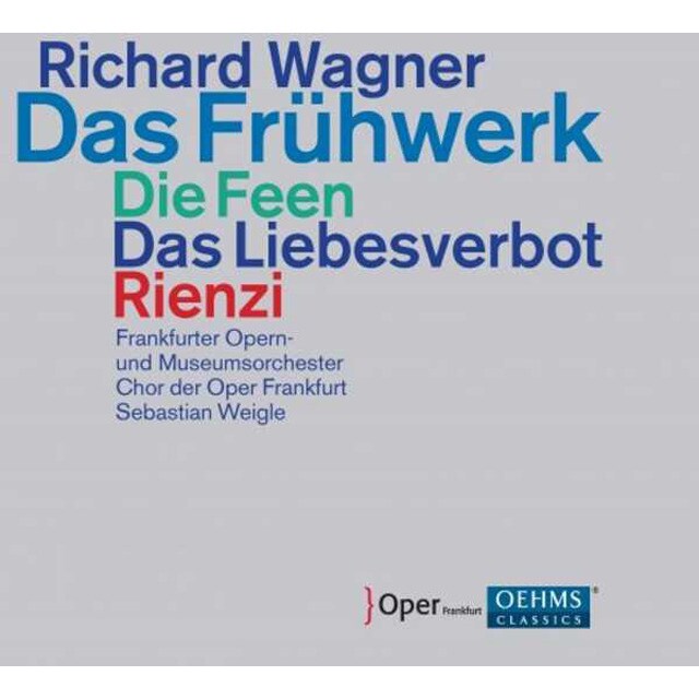 Wagner óperas de juventud:Die Feen, Das liebesverbot, Rienzi (9 CD)
