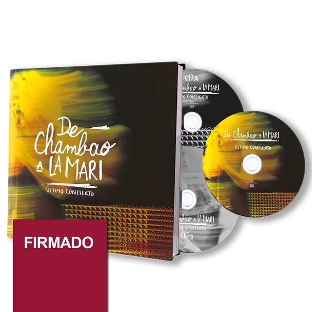 De Chambao A La Mari Edicion Limitada Firmada 2 CD Libro  DVD