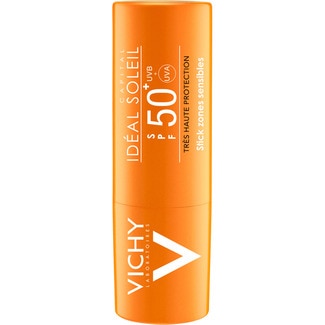 VICHY IDEAL SOLEIL protector solar SPF50+ muy alta protección para zonas sensibles efecto calmante en stick