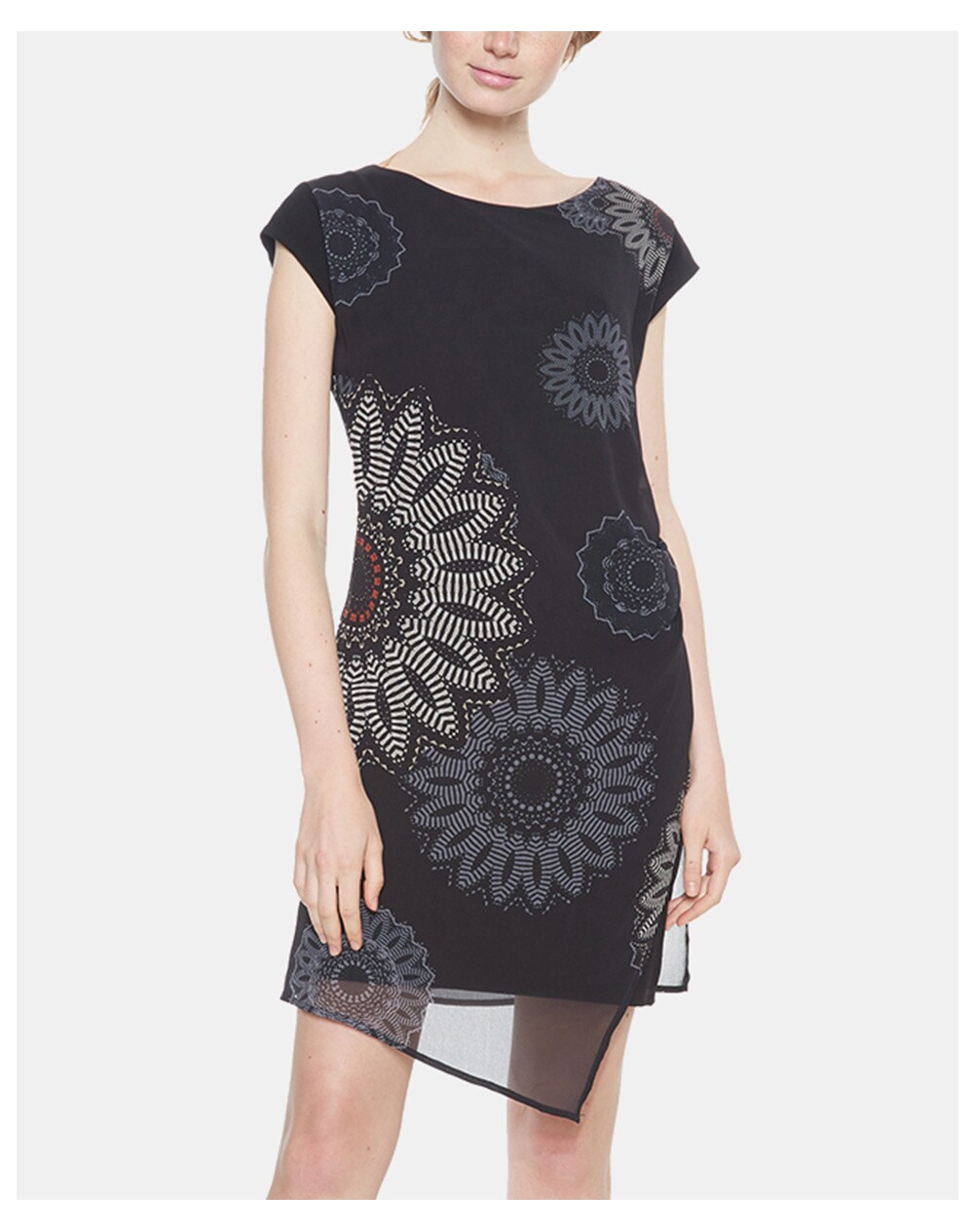Femme Fluide Desigual Mandalas À A26221886 Robe pYx5q8O7Ww