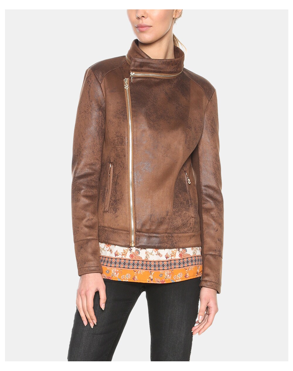 Blouson En Synth Femme Desigual Daim Z0xwqB0rO