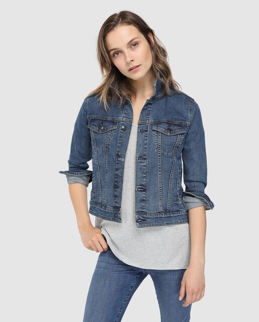 Veste En Jean Femme Southern Cotton Foncee Southern Cotton Mode El Corte Ingles