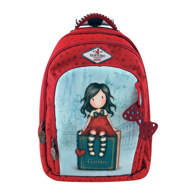 Mochila Trolley de Viagem Gorjuss My Story Santoro Azul · Papelaria