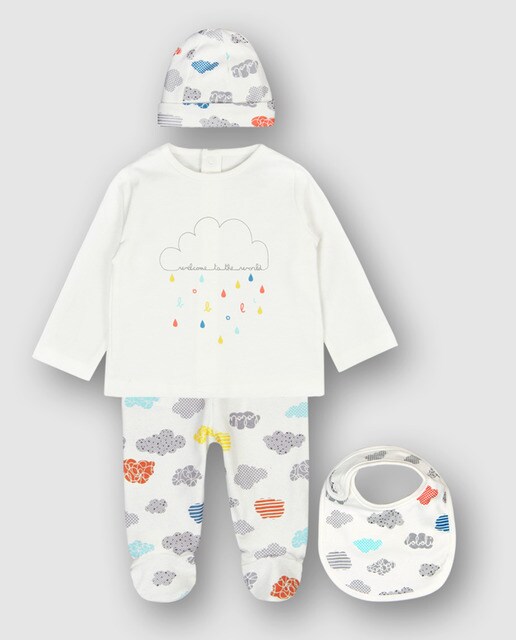 Conjunto de bebé Boboli quatro peças
