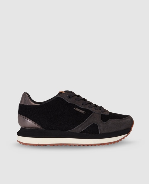 Mujer De Terciopelo Zapatillas Jeans Pepe Gris Deportivas 7yvfgYb6