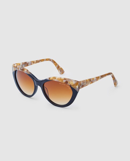 Lunettes De Soleil Alabama Femme œil De Chat En Acetate Bicolore Mode El Corte Ingles