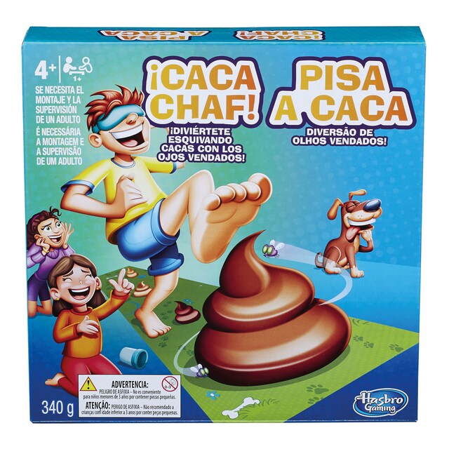 Juego ¡Caca Chaf! pisa la caca Hasbro Gaming