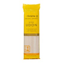 Pâtes de blé larges japonaises udon biologiques Clearspring