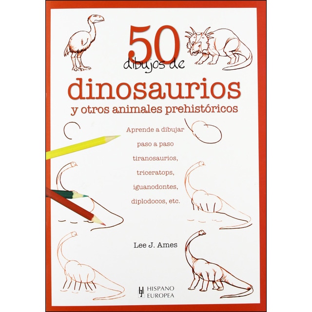 50 dibujos de dinosaurios y otros animales prehistóricos.pdf