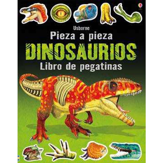 Pieza a pieza. Dinosaurios: Libro de pegatinas (Tapa blanda)
