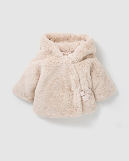 baby girl beige coat