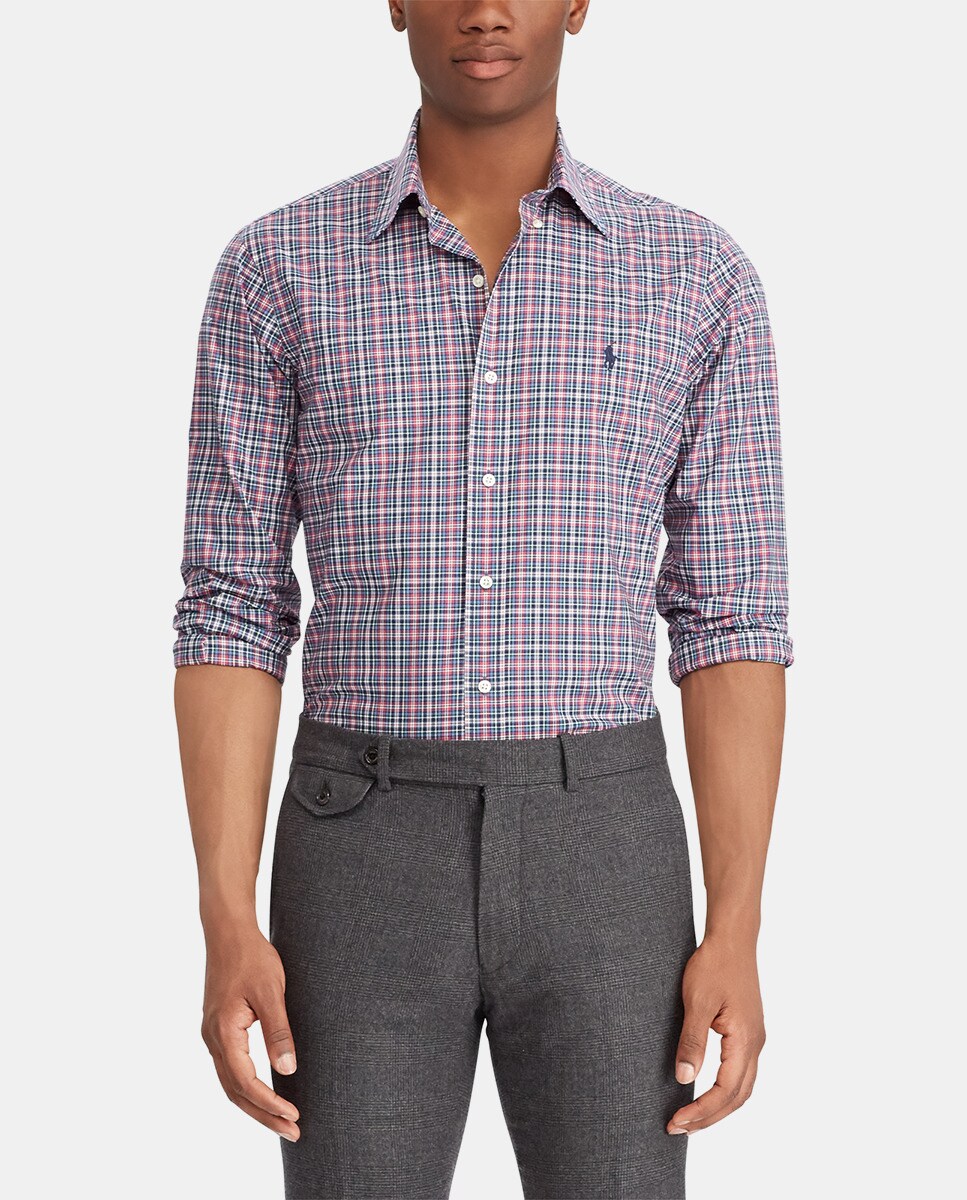 Chemise slim homme Polo Ralph Lauren à carreaux multicolore ·