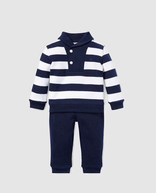 Conjunto de bebé menino Polo Ralph Lauren de duas peças