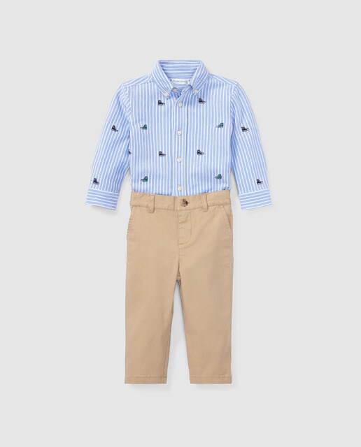Conjunto de bebé menino Polo Ralph Lauren de duas peças