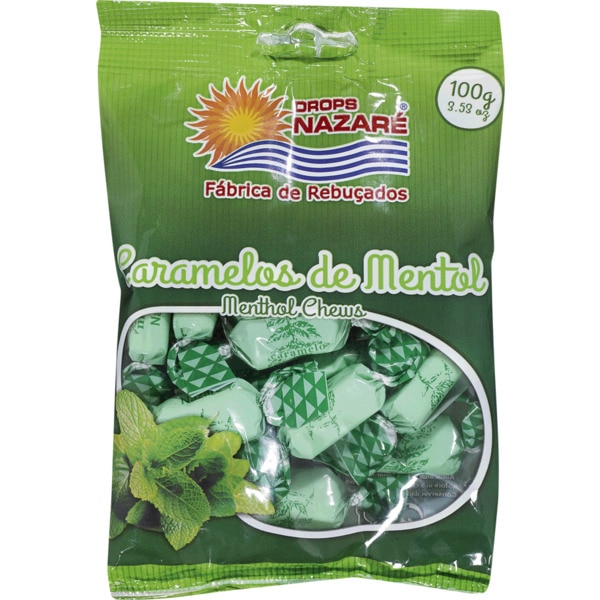 Caramelos de Mentol embalagem 100 g