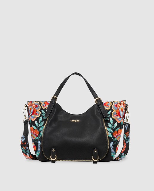 En Bolso Bordado De Floral Negro Desigual Con Odissey Rotterdam Mano wFgTnFq6X