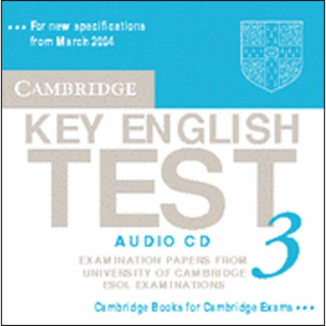 Cambridge key english test 3 audio cd