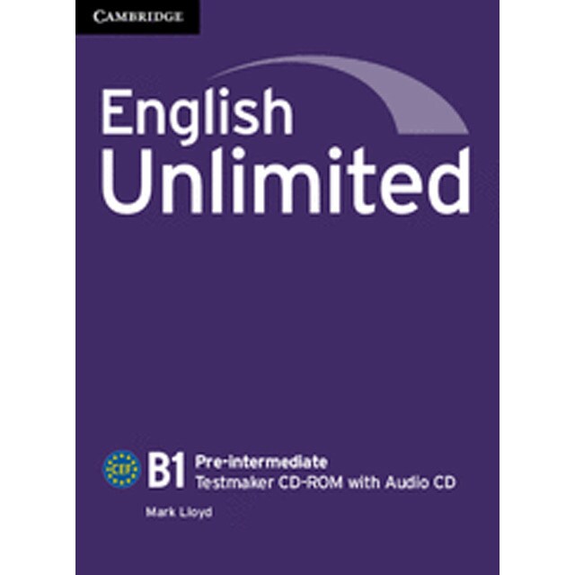 English unlimited pre-intermediate testmaker cd-rom and audio cd