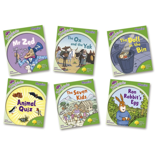 Oxford reading tree songbirds phonics level 2, more stories: mixed pack of 6 (Tapa blanda)