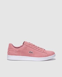 ladies pink lacoste trainers