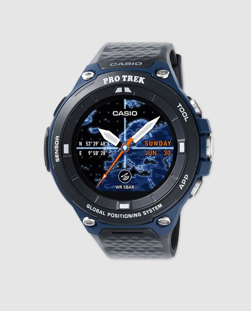 Smartwatch Casio PRO-TREK SPORT-T-G WSD-F20A-BUAAE de resina
