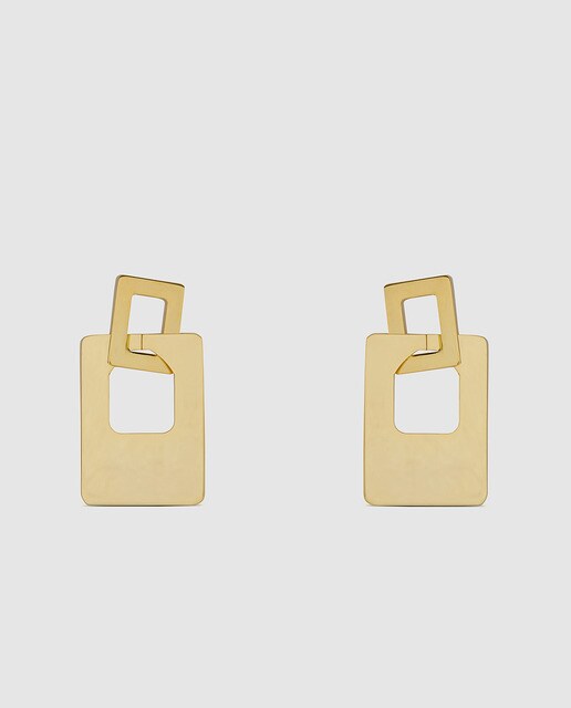 Brincos Luxenter Dina dourados