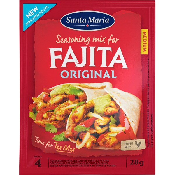 sazonador para fajitas sobre 28 g · SANTA MARIA · Supermercado Hipercor