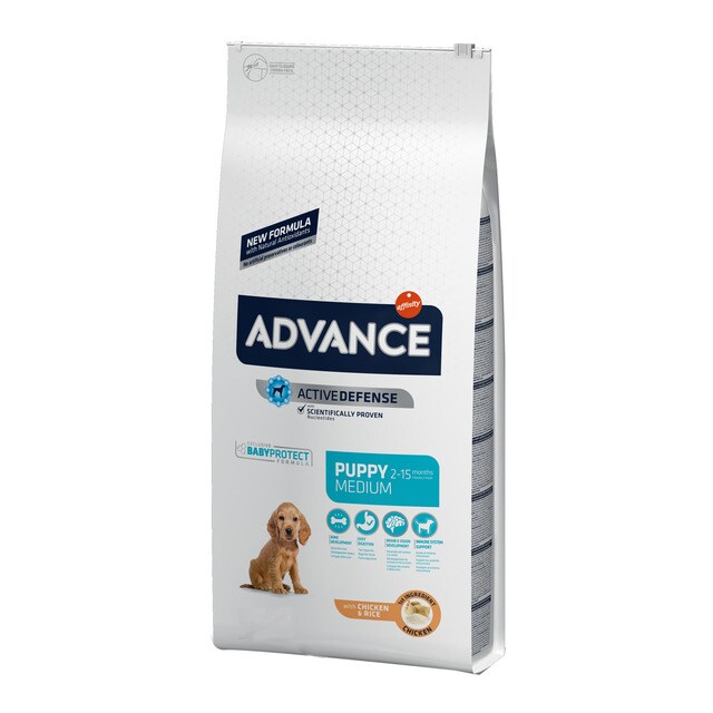 Pienso para perros cachorros medianos Advance Baby Protect pollo