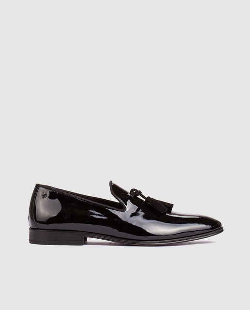 mocasines charol hombre