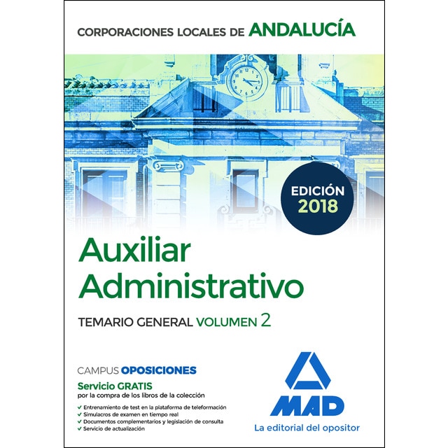 Auxiliar Administrativo de Corporaciones Locales de Andalucía. Temario General Vol.2.pdf