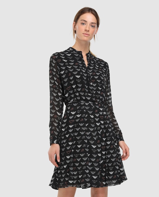 armani logo dress