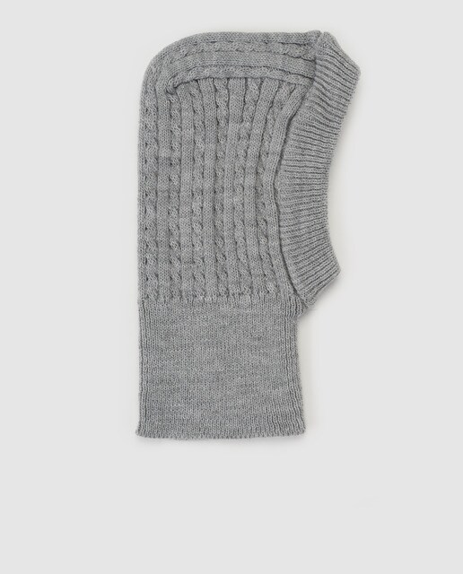 Gorro de menino Freestyle com malha do cabo cinzento