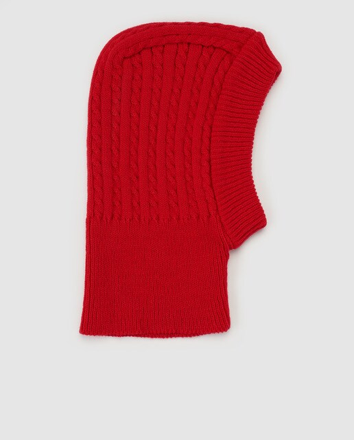 Gorro de menino Freestyle com malha do cabo vermelho