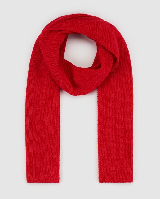 Cachecol de menino Freestyle liso vermelho