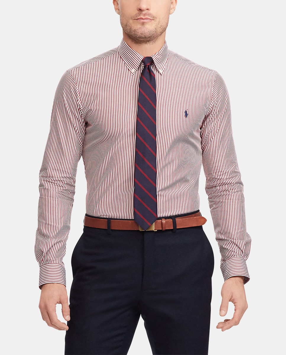 camisa roja ralph lauren