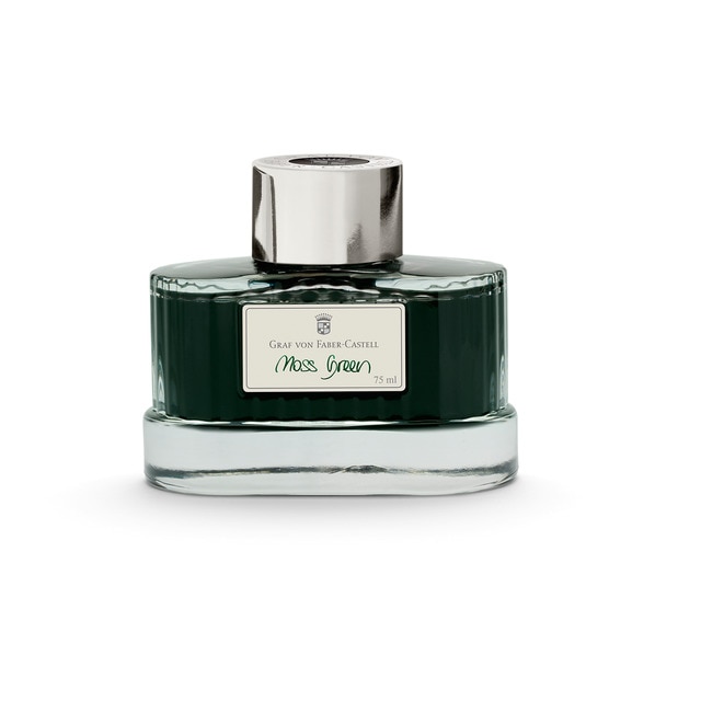 Frasco De Tinta 75 Ml Musgo Graf Von Faber-Castell Verde.