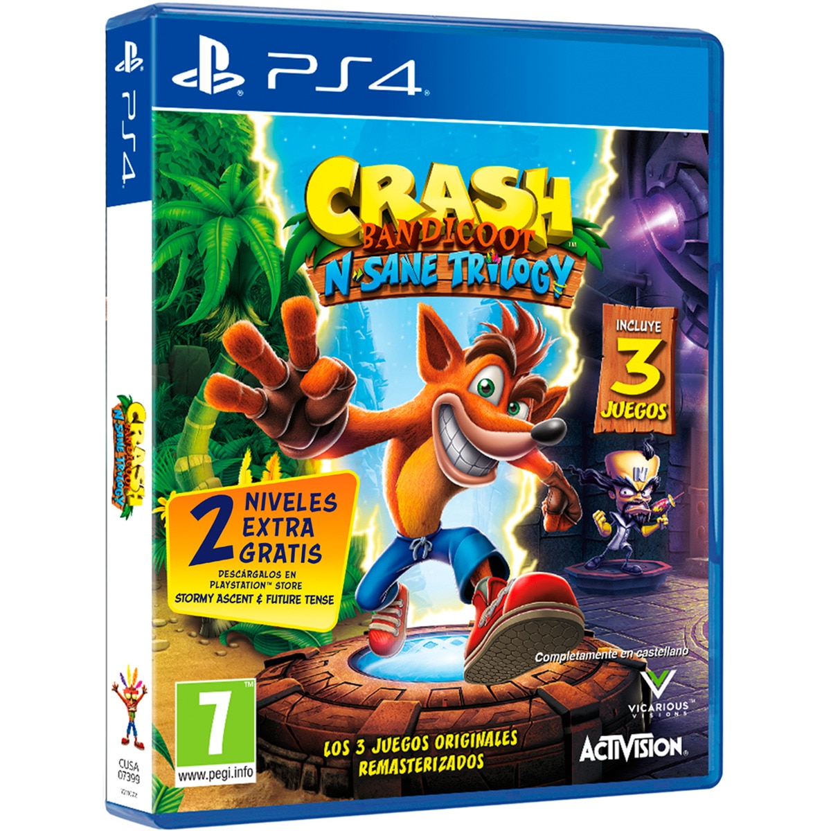 Crash Bandicoot N. Sane Trilogy PS4.