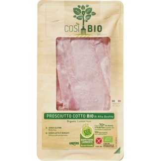 Cosi Bio Fiambre Cozido em Fatias sem Glúten Biológico embalagem 80 g