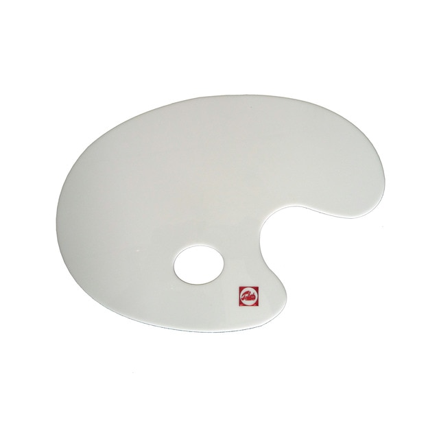 Paleta Ovalada de Metacrilato Blanca 25 X 35 cms Talens Multicolor