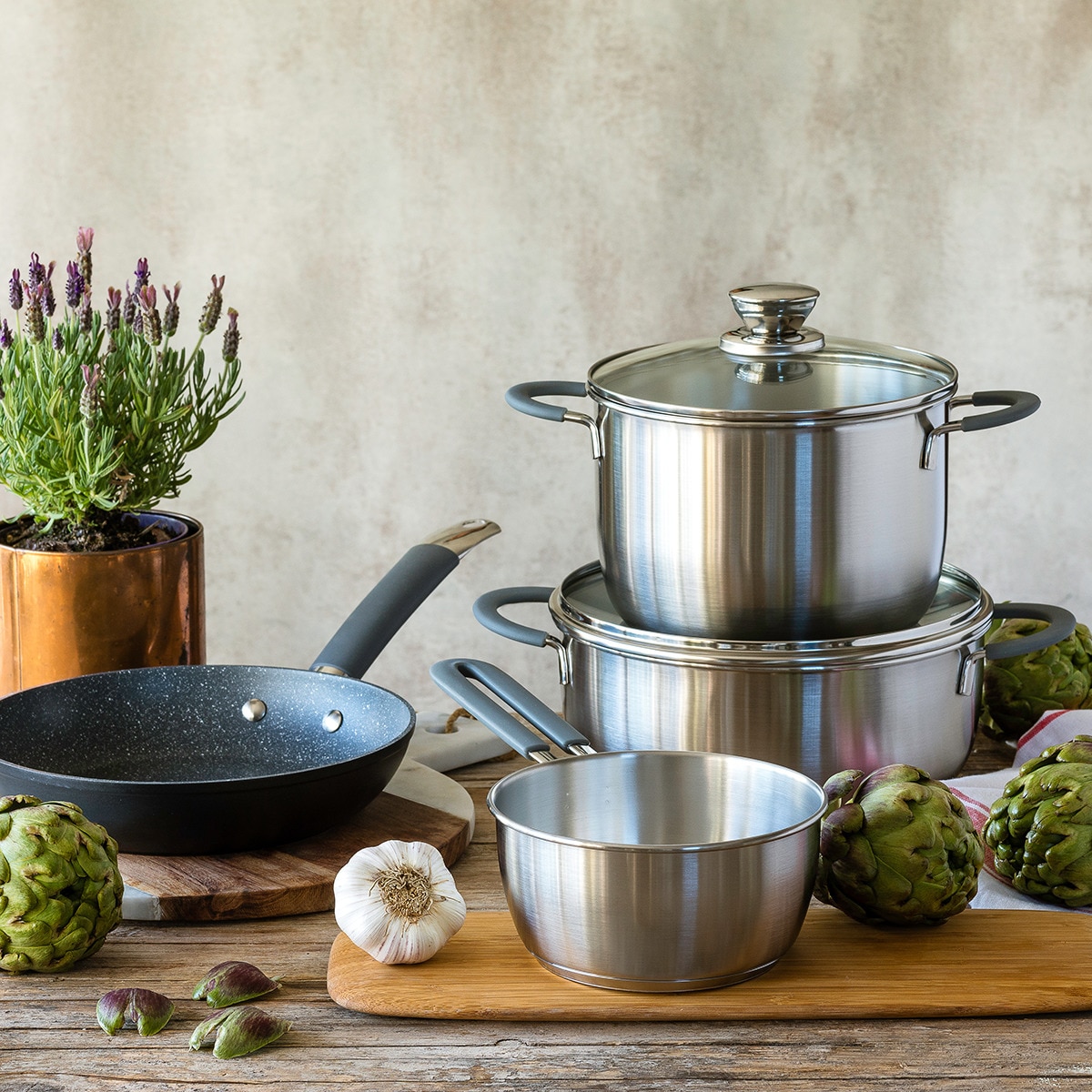 Bra Master stainless steel casserole pan · Home · El Corte Inglés