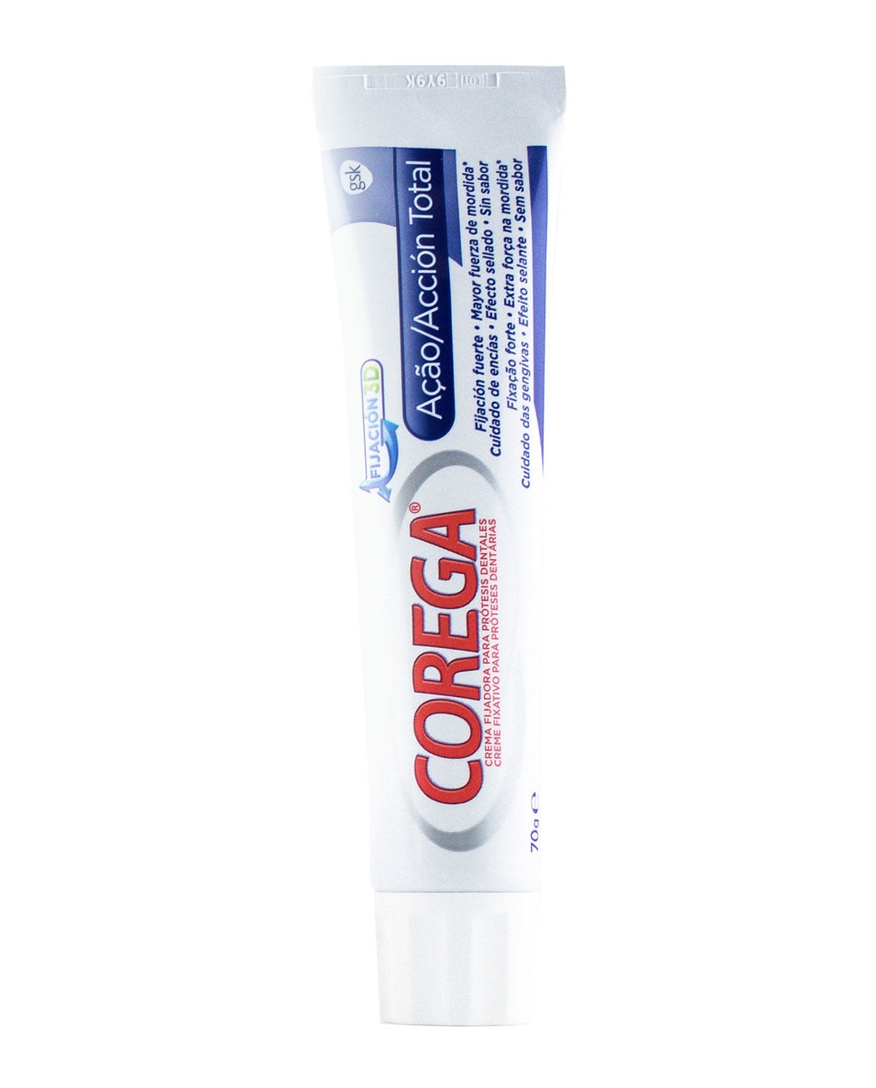 Corega - Crema Fijadora Dentaduras Postizas Acción Total 70 g Corega.