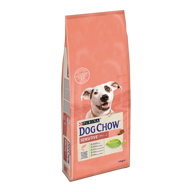 Purina Dog Chow - Pienso Para Perros Adultos Pequeños, Medianos Y Grandes Dog Chow Sensitive Salmón