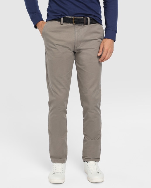 con chino hombre Pantalón cinturón Unit YSwt4qWv