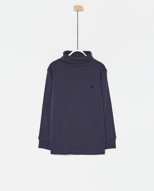 Camisola de malha de menino Sfera com gola cisne